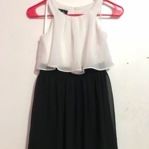 Black and white dress